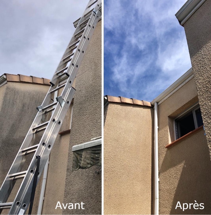 Exemple de nettoyage façade