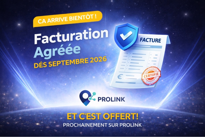 Facturation agréée dès septembre 2026 !