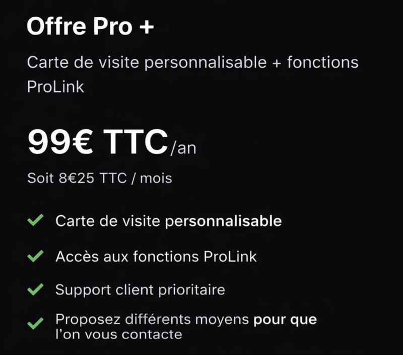 Offre Pro +